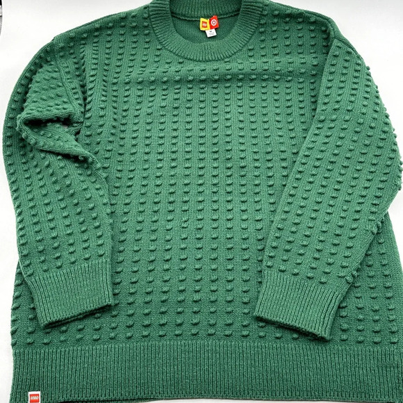 LEGO® Collection x Target Green -Men's Textured Sweater Medium - Picture 1 of 7